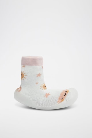 Tennis-chaussettes - Blanc