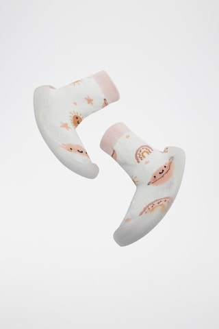 Tennis-chaussettes - Blanc