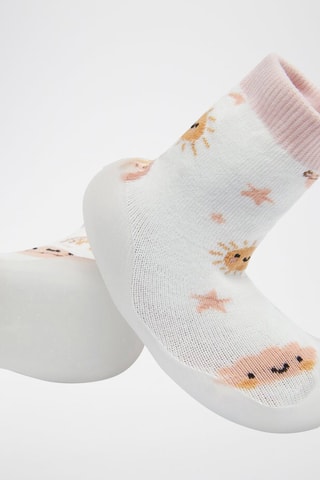 Tennis-chaussettes - Blanc