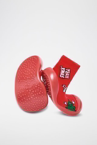 Tennis-chaussettes - Rouge