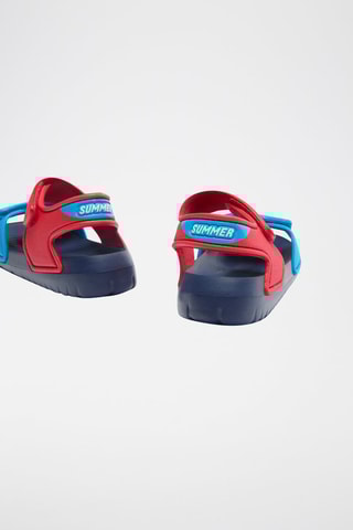 2 Paar Sandalen - marineblauw en geel