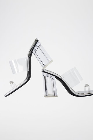 Sandalen met Hak - Zilverkleurig