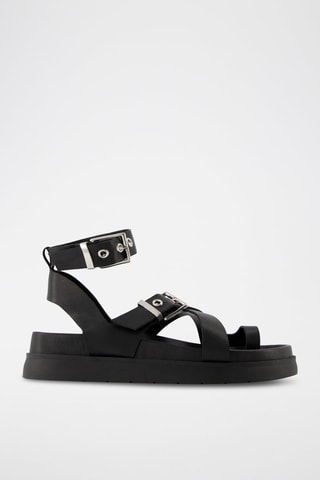 Platform Sandalen - Zwart