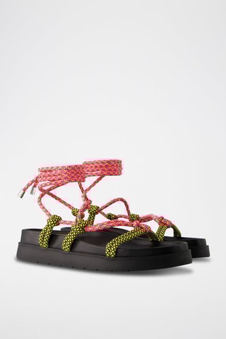 Sandali platform - Nero