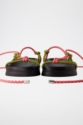 Sandali platform - Nero