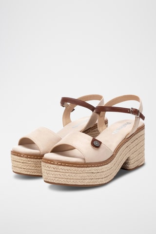 Sandales à talons - Beige