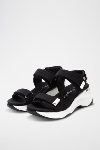 Sandales compensées - Noir