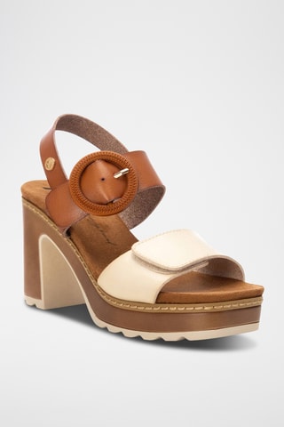 Sandales à talons - Camel