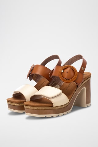 Sandales à talons - Camel