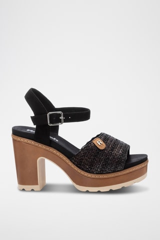 Sandales à talons - Noir