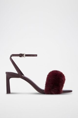 Sandalen met Hak - Bordeauxrood