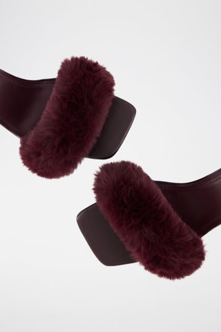 Sandalen met Hak - Bordeauxrood