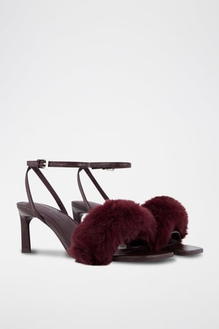 Sandalen met Hak - Bordeauxrood