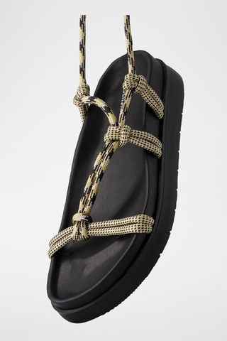 Platform Sandalen - Zwart