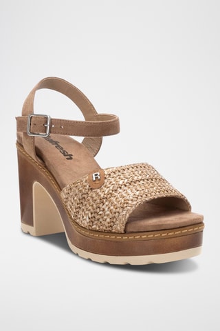 Sandales à talons - Taupe