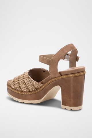 Sandales à talons - Taupe