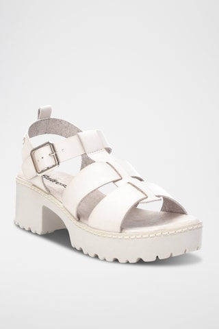 Sandales à talons - Blanc