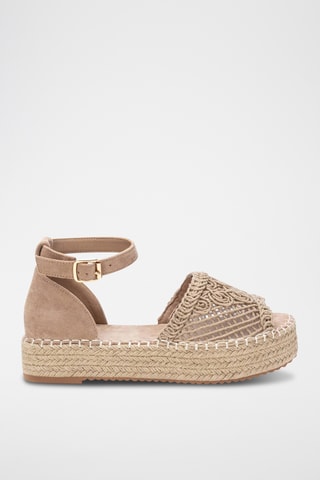 Sandales plateformes - Taupe