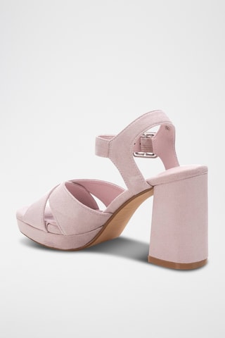 Sandales à talons - Mauve