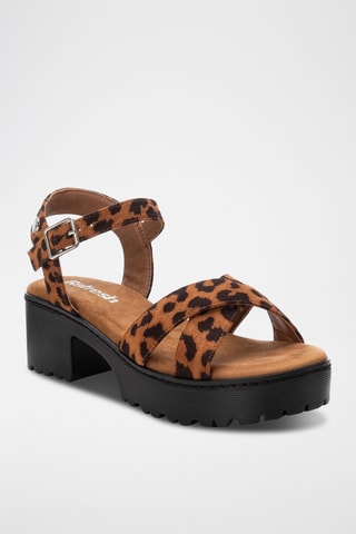 Sandales à talons - Camel