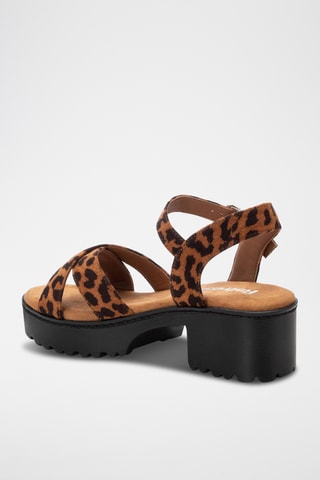 Sandales à talons - Camel