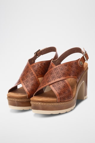 Sandales à talons - Camel