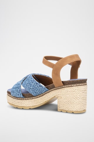 Sandales à talons - Bleu cobalt