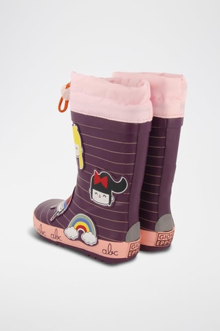 Bottes de pluie - Rose- Gioseppo