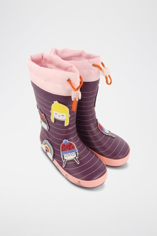 Bottes de pluie - Rose- Gioseppo