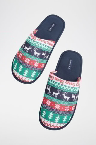 Pantoffels - Marineblauw