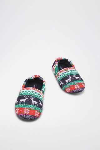 Pantoufles - Bleu marine