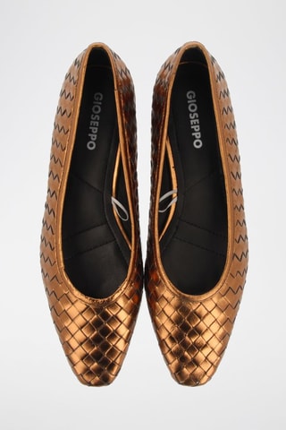 Ballerines en cuir - Doré- Gioseppo