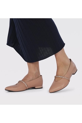 Ballerines en cuir - Saumon- Gioseppo