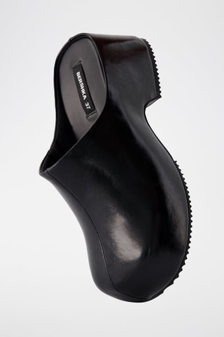 Clogs met Hak - Zwart