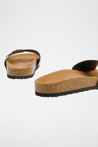 Gelakte muiltjes - Zwart