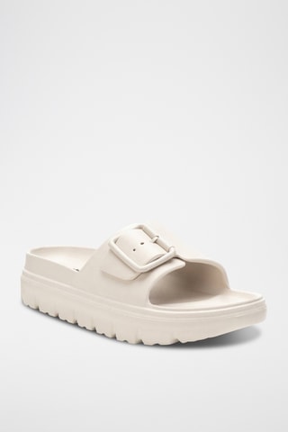 Mules plateformes - Beige