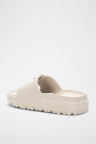 Mules plateformes - Beige