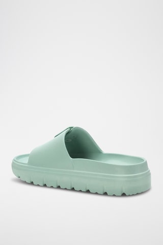 Mules plateformes - Vert d’eau