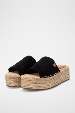 Mules plateformes - Noir