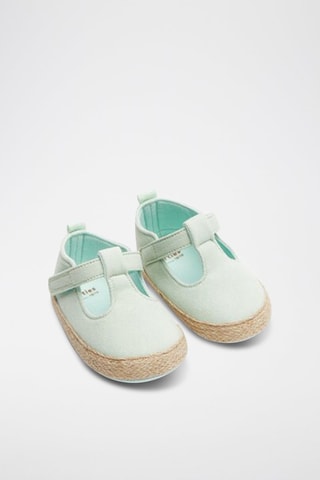 Saloméschoenen - Zeegroen