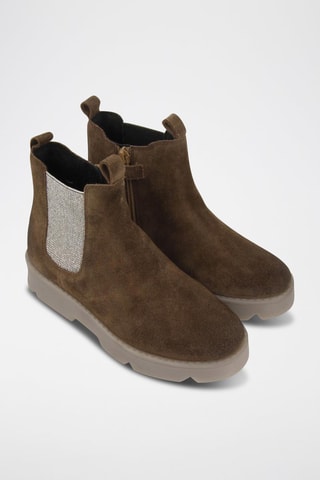 Bottines en nubuck - Taupe- Gioseppo