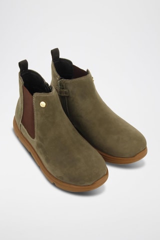 Bottines en nubuck - Kaki- Gioseppo