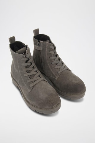 Bottines en nubuck - Gris- Gioseppo