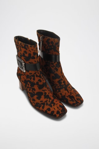 Bottines en cuir - Marron- Gioseppo