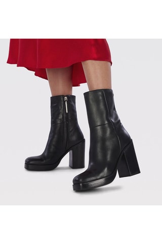 Bottines en cuir - Noir- Gioseppo