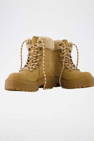 Bottines fourrées - Taupe