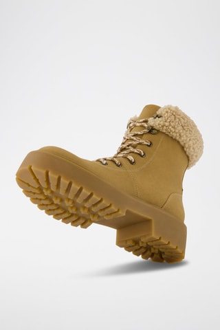 Bottines fourrées - Taupe