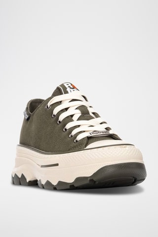 Baskets plateformes - Kaki