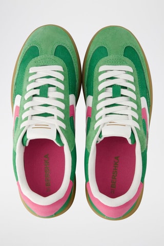 Leren Sneakers - Groen