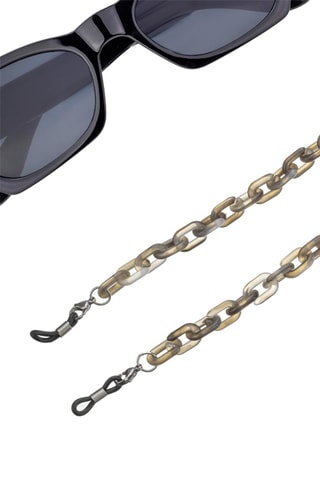 Cordón cadena para gafas - Blanco